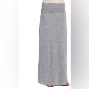 Splendid gray maxi skirt.